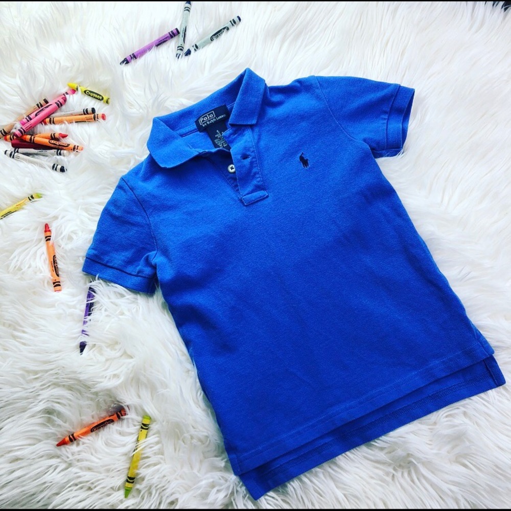 POLO by Ralph Lauren Girls button-up Polo Shirt - Picture 1 of 6